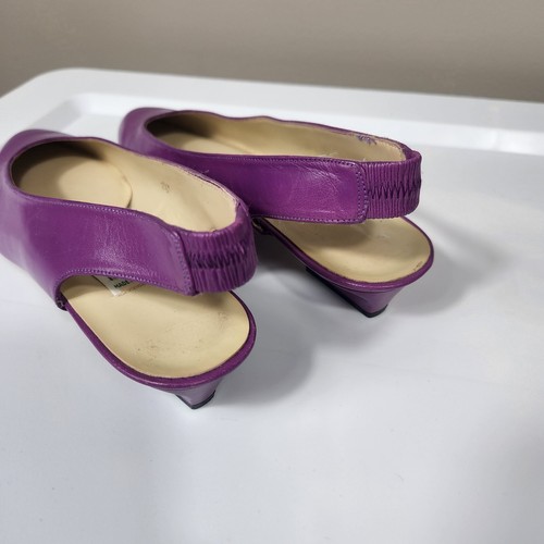 Tacón de gatito vintage años 80 nuevo con etiquetas famoso Barr Liz Claiborne con cordones 7,5 hecho en España - Imagen 2 de 10