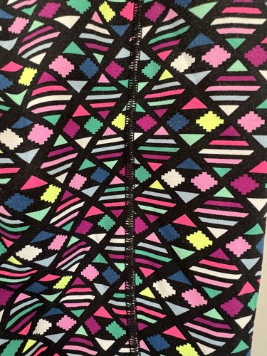 Victoria Secret Knockout Vsx Leggings Multicolored Geometric Medium Athletic - Picture 6 of 8
