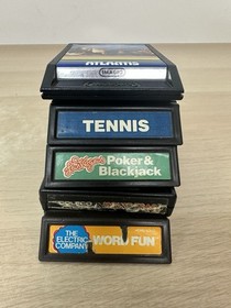 10 Vintage INTELLIVISION Video Game Cartridge Lot - No Duplicates!