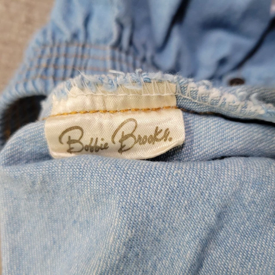 Pantalones de mezclilla para mujer Bobbie Brooks 14A azul lavado medio rectos informales Foto 2 de 4