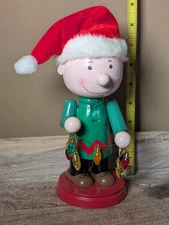 Peanuts Charlie Brown Santa Snoopy 2016 Kurt Adler 9" Christmas Nutcracker Lot 3