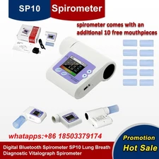 Digital Spirometer Lung Breath Diagnostic Vital ograph Spirometer