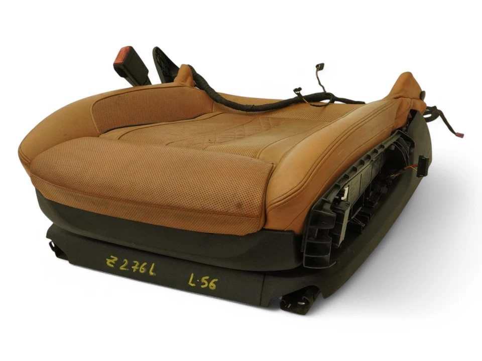 2016 - 2019 BMW 740 750 G11 G12 SEAT LEATHER BUCKET LOWER FRONT DRIVER LH OEM - Image 3 of 4