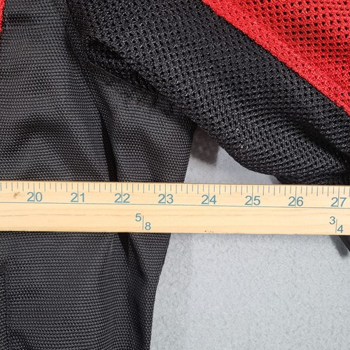 Chaqueta de moto Yamaha para hombre L roja negra malla equipo de protección para montar - Imagen 6 de 12