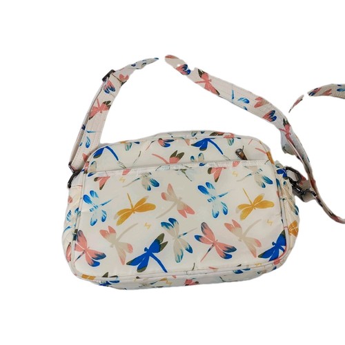 LUG Camper Crossbody Bag DragonFly White Adjustable Strap Pockets - NWOT - Picture 2 of 12