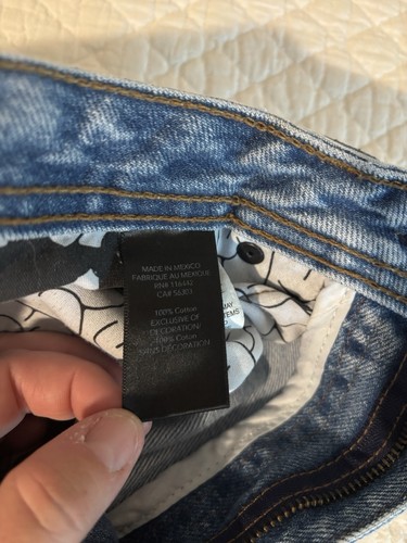 Gmpyre Jeans Herren 30 Blau Baggy Wide Legs Medium Wash Denim - Bild 4 von 8