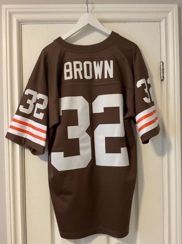 Jim Brown Cleveland Browns Mitchell & Ness Mens 3XL 100% Authentic Jersey New - Bild 4 von 7