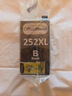 Office Work 252XL BLACK INK CARTRIDGE HIGH CAPACITY BRAND NEW Sealed