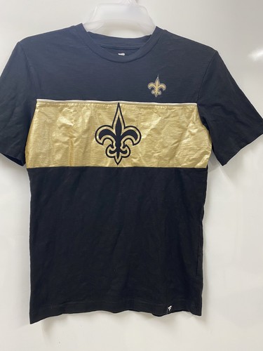 New Orleans Saints Black & Gold   Fanatics Shirt Small - Picture 1 of 10