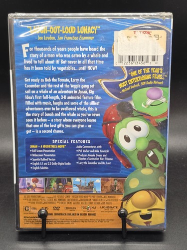 Big Ideas JONAH A VeggieTales Movie Brand New SEALED DVD Animated CHRISTIAN - Foto 2 di 6