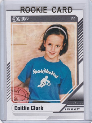 CAITLIN CLARK ROOKIE CARD Young Kid Basketball RC Iowa Hawkeyes INDIANA FEVER! - Picture 1 of 2