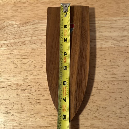 Vintage Gerber Legendary Knives Wood Block Shield ONLY (Slots For 2 Knives) - Picture 7 of 8