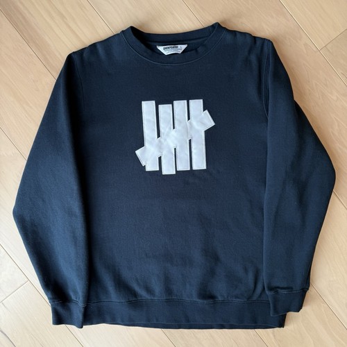 Undefeated Sweatshirt Large Navy Fleece Pullover Made in USA Los Angeles - Picture 2 of 8