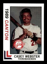 1989 Best Canton Indians 5 Casey Webster BXCP12