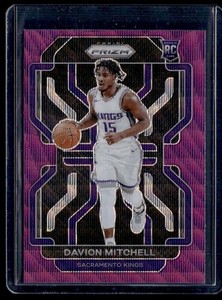 2021-22 Panini Prizm Purple Wave Rookie Davion Mitchell #312