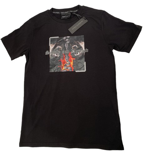 Angebot und Nachfrage New York City Herren schwarz Battle T-Shirt Größe Large neu mit Etikett