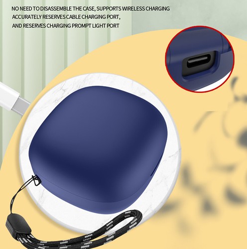 Soft Silicone Case Earbuds Cover With Strap for Anker Soundcore R50i P20i P25i - Picture 16 of 21