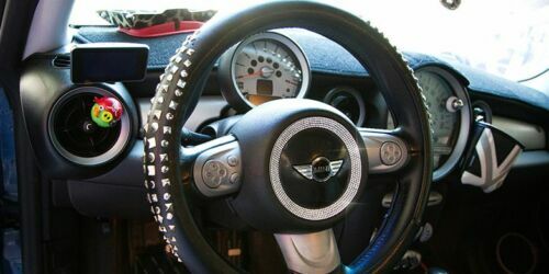 Crystal diamond steering wheel decoration sticker For Mini Cooper R55 R60 R61 - Picture 4 of 4