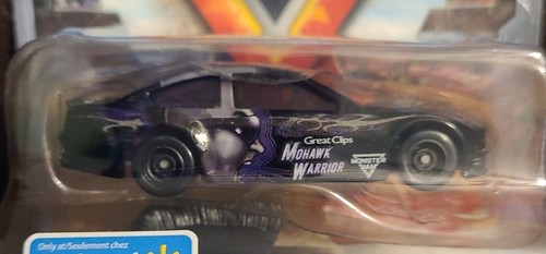  Spin Master  Monster Jam Truck Mohawk Warrior & Race Car WALMART EXCLUSIVE  - Picture 2 of 4