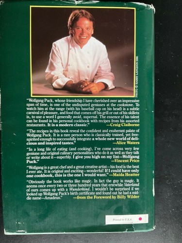 The Wolfgang Puck Cookbook Recipes from Spago,Chinois Points East/West Hardcover - Picture 2 of 5