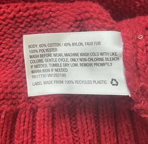 Cat and Jack Holiday Sweater Red Size L(12/14) New Without Tag - Picture 6 of 8
