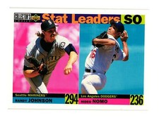 1996 Collector's Choice #7 Randy Johnson / Hideo Nomo SL