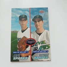 2001 Fleer Ultra Jeff Sparks Travis Harper #244