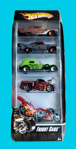 2007 Hot Wheels Halloween FRIGHT CARS 5 Car Gift-Pack 1:64 Scale Die-Cast - Picture 2 of 10