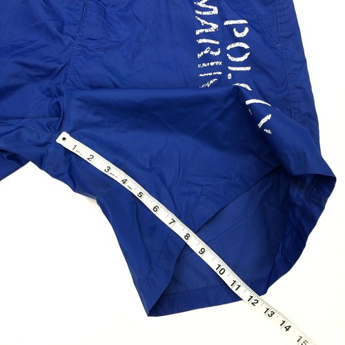 Vintage Polo Sport Marine Supply Men's XL Swim Trunks Boardshort Blue No Lining - Picture 11 of 12