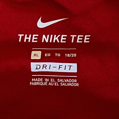 Nike Shirt Youth Red White Olympic Stars Stripes USA Short Sleeve Tee Boys Girls - Picture 10 of 10