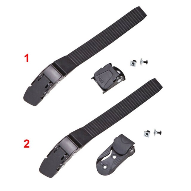 Rollschuhband Schwarz Ersatz Gürtel Inline-Rollschnalle Klemmschrauben Rollschuhband Schwarz Ersatz Gürtel Inline-Rollschnalle Klemmschrauben