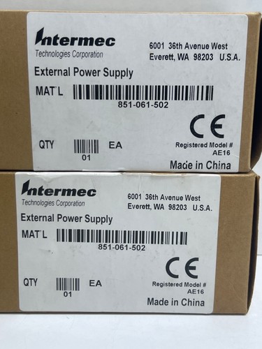 ( LOT 2 PC ) Intermec External Power Supply 851-061-502 - Afbeelding 2 van 7