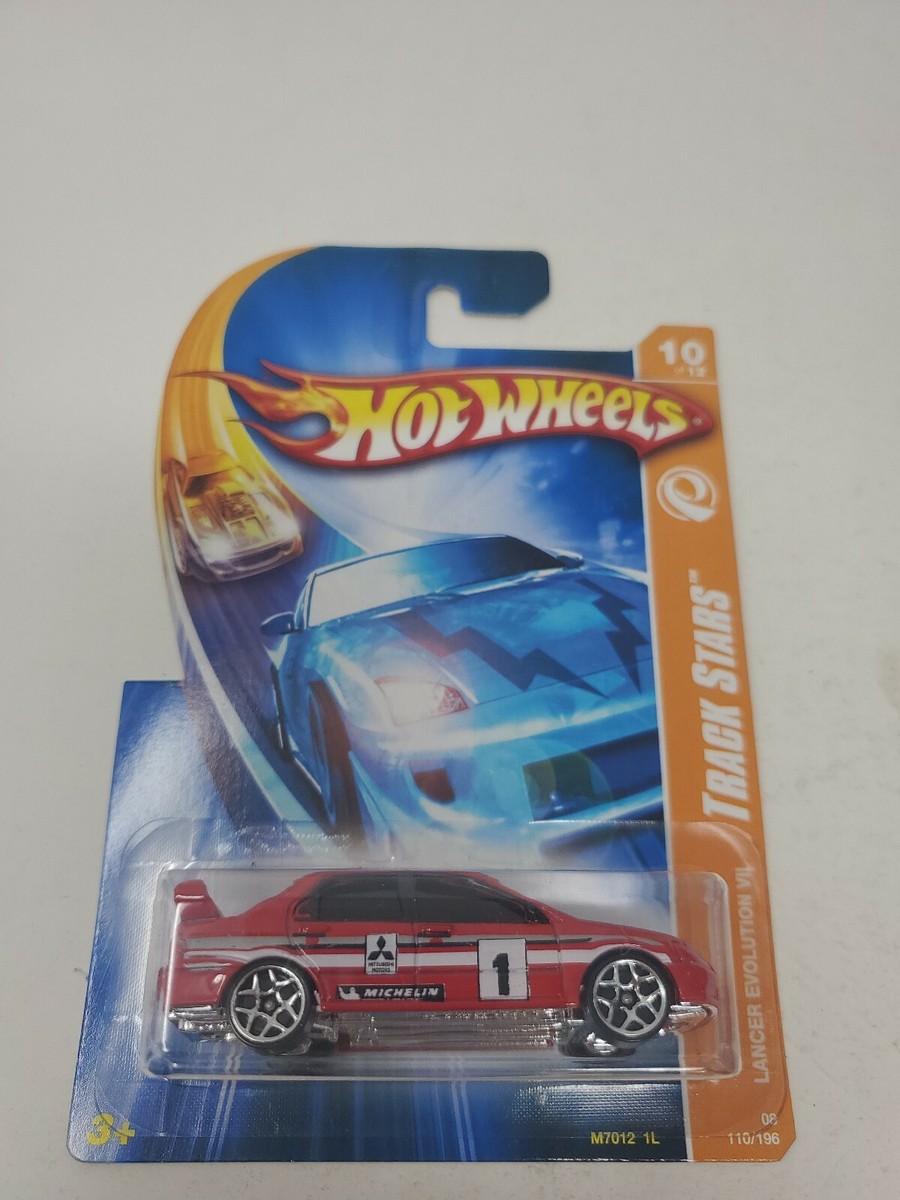 HOT WHEELS 2008 #110 MITSUBISHI LANCER EVOLUTION VII - TRACK STARS