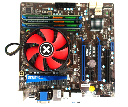 PC Bundle MSI A75MA-G55 @ 2,1 GHz mit AMD A6-3500 + 8 GB DDR3 - Bild 10 von 12