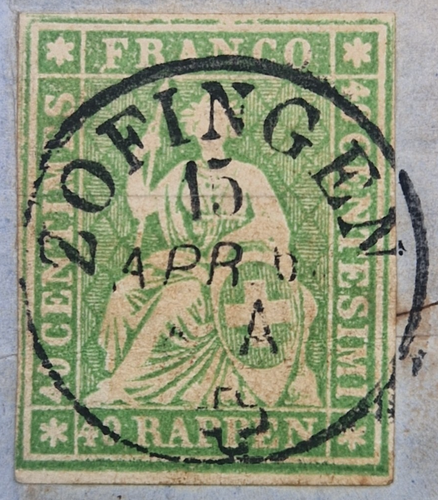 Strubelbrief-Bahnpost, hohes Inlandsporto! Zofingen-Kloten 15.04.62 220,00+++! - Bild 2 von 4