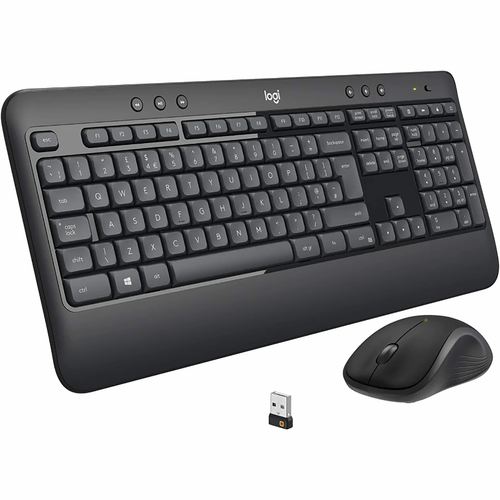 Combo de teclado y mouse inalámbricos avanzados Logitech MK540 teclas de acceso rápido multimedia Reino Unido - Imagen 12 de 12