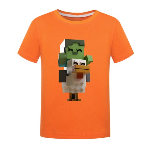Unisex Kids Funny Chicken Jockey T-Shirt Gamer Chicken Ride GameS Girls Boys Top - Picture 40 of 53
