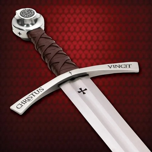 Templar Faithkeeper Sword – Handmade Medieval Knights Replica | Historical Decor - Picture 4 of 5