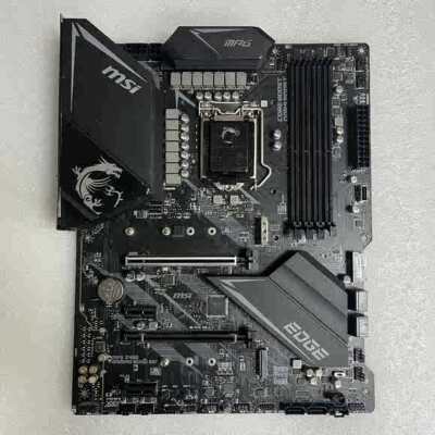 FOR MSI MPG Z490 GAMING EDGE WiFi DDR4*4 LGA 1200 128GB ATX Motherboard Test OK FOR MSI MPG Z490 GAMING EDGE WiFi DDR4*4 LGA 1200 128GB ATX Motherboard Test OK