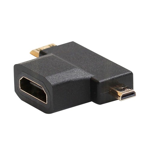 HDMI Female to Mini Micro HDMI Male Adapter Repairing Accessories Fittings - Picture 6 of 7