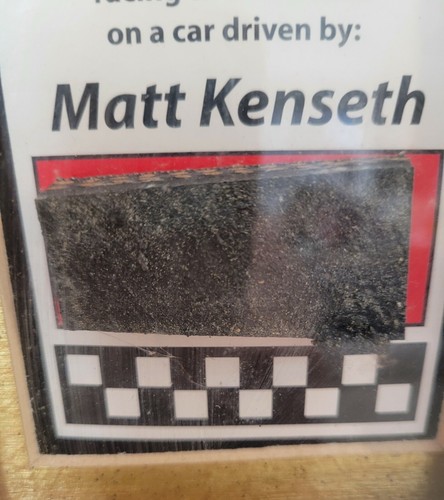 NASCAR Matt Kenseth Picture Plaque BY Racing Reflections With Tire Piece COA - Picture 4 of 7