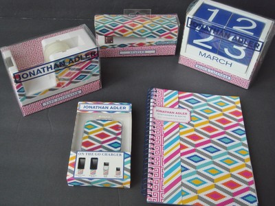 New Jonathan Adler Office Supplies Lot Of 5 Stapler Calendar Tape New Jonathan Adler Office Supplies Lot Of 5 Stapler Calendar Tape Notebook Charg