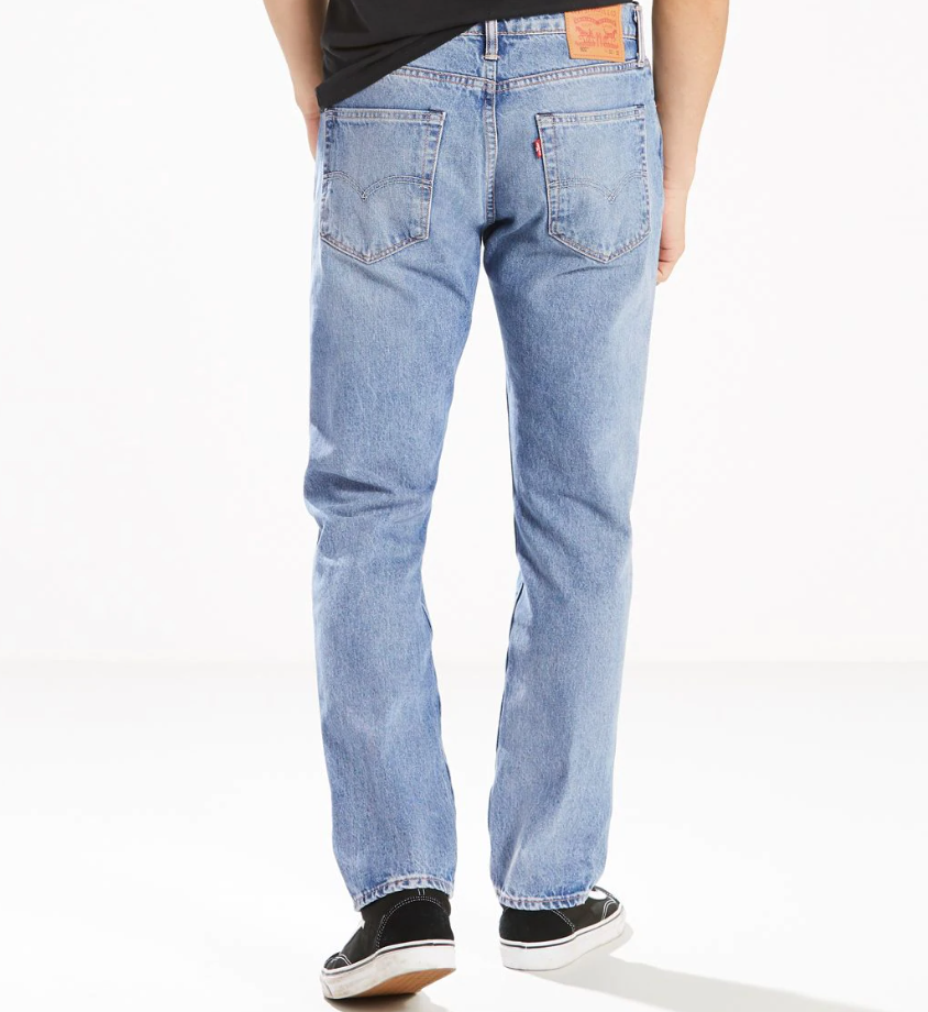 Levi S 502 Regolare Conica Fit Warp Stretch Molte Taglie jeans blu