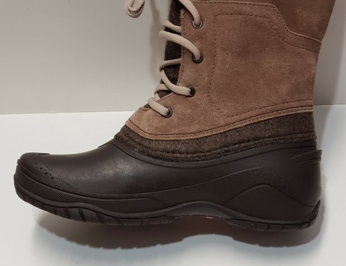 New Womens North Face Brown Shellista II Roll-Down Insulated Waterproof Boots 6 - Picture 9 of 12