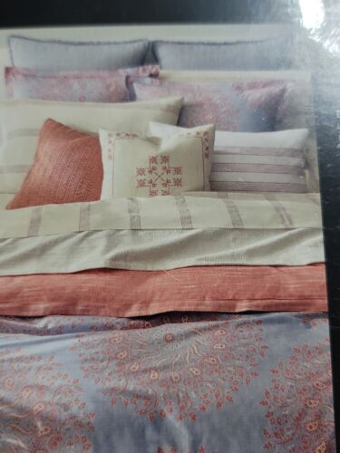 New Ralph Lauren Marley Paisley 3 Piece King Duvet Cover & Shams Set MSRP $385 - Picture 6 of 8