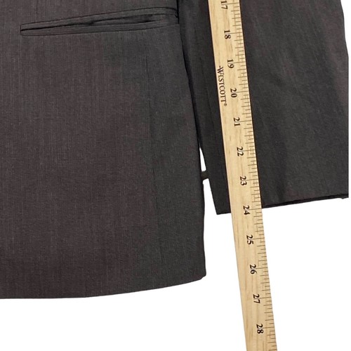 Mark Anthony Blazer Mens 40 Short Wool Brown Double Vented Sport Jacket Coat - Picture 8 of 18