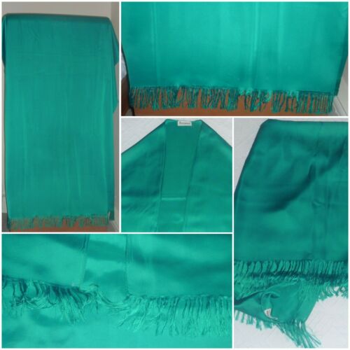 JACQMAR STRIKING VINTAGE SHAWL WITH TASSLES - GOOD ORDER - Picture 11 of 12