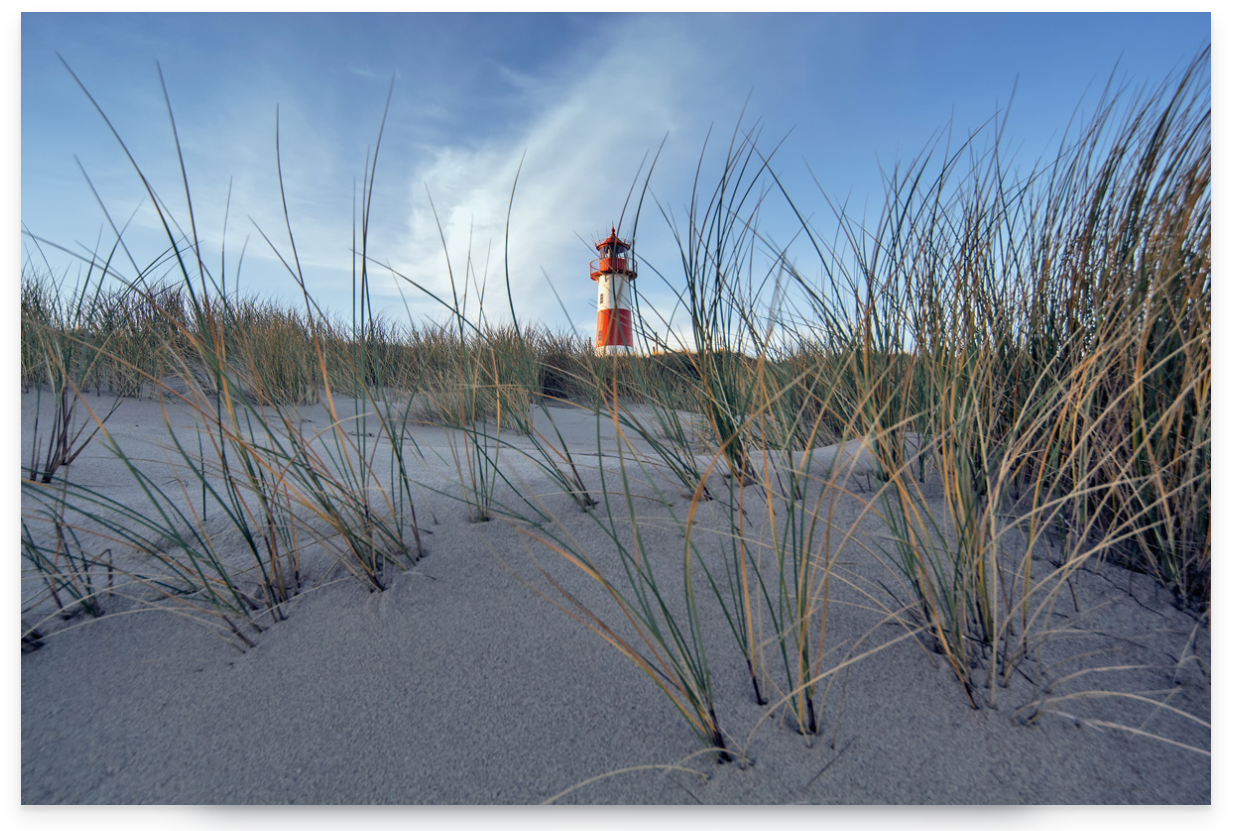 Leinwand auf Keilrahmen Insel Sylt III von Rossmeiss Bild Leuchtturm Dünen Foto Leinwand auf Keilrahmen Insel Sylt III von Rossmeiss Bild Leuchtturm Dünen Foto