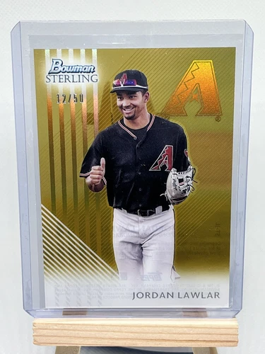 2022 Bowman Sterling Jordan Lawlar Tek Gold Acetate /50 non Auto - Dbacks