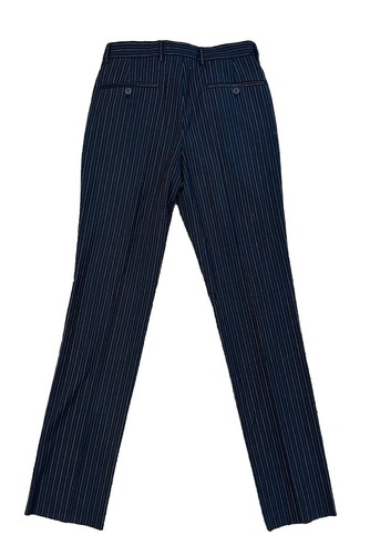 NWT VERSACE Suit 2-Piece Classic Mens 40R Navy Blue 3-Button Pinstripe W36 Pants - Picture 24 of 24